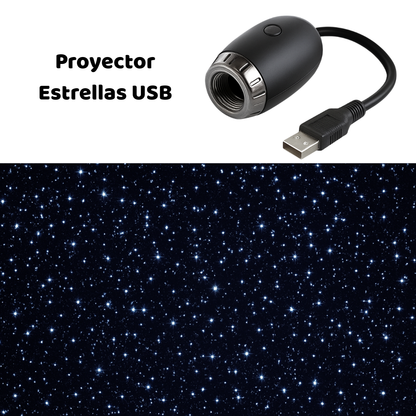Proyector Estrellas Dormir Niños (USB)